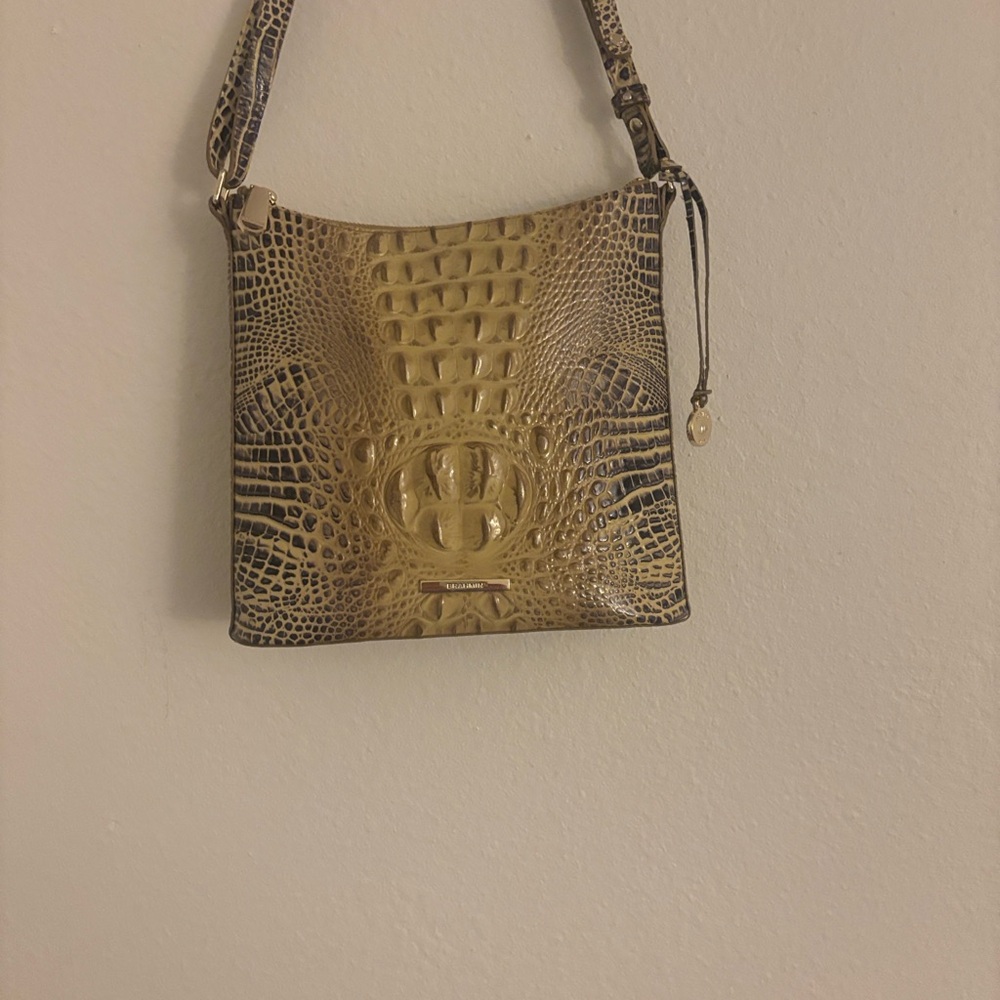 Brahmin Tan Cross  Body or shoulder bag.